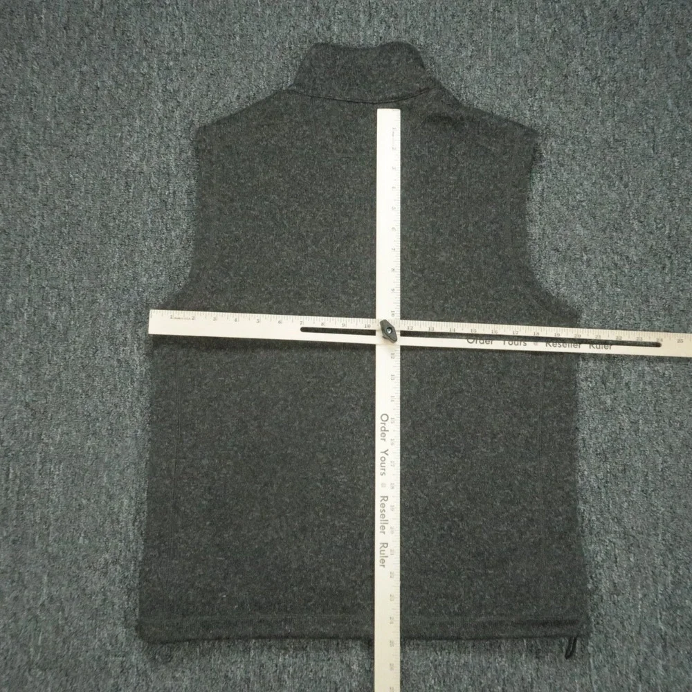 Polo Ralph Lauren Vest Mens Medium Gray Performance Fleece Full Zip Pockets‎